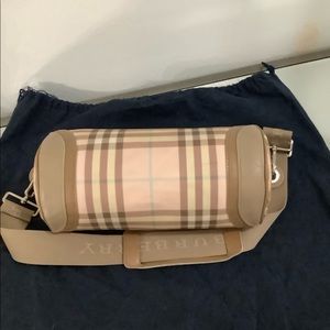 💖Cute BURBERRY Candy Pink Nova Check Barrel bah💖